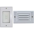 Intense Louver Down & Open Face Cover 3 watt LED 120 V Step Light with Pre-Wired, Bronze IN2563231